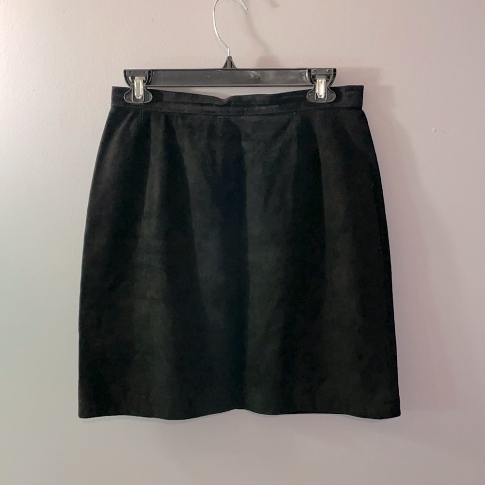 Vintage suede skirt